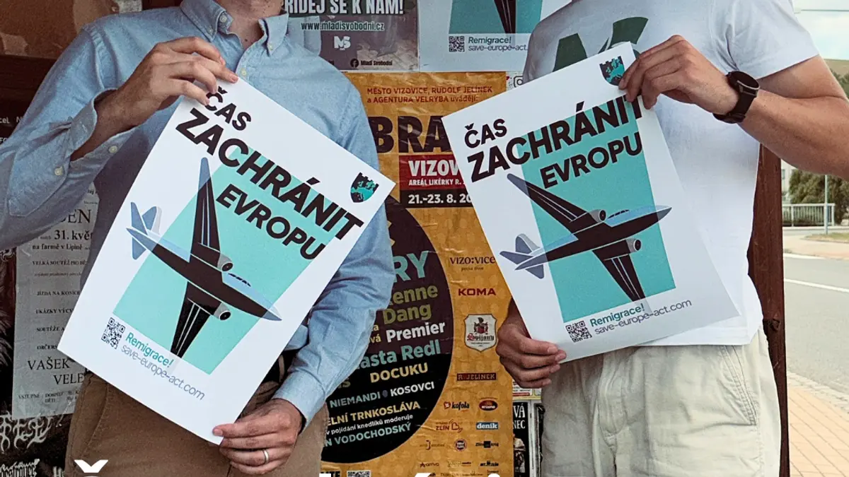 Poster Action in Czechia
