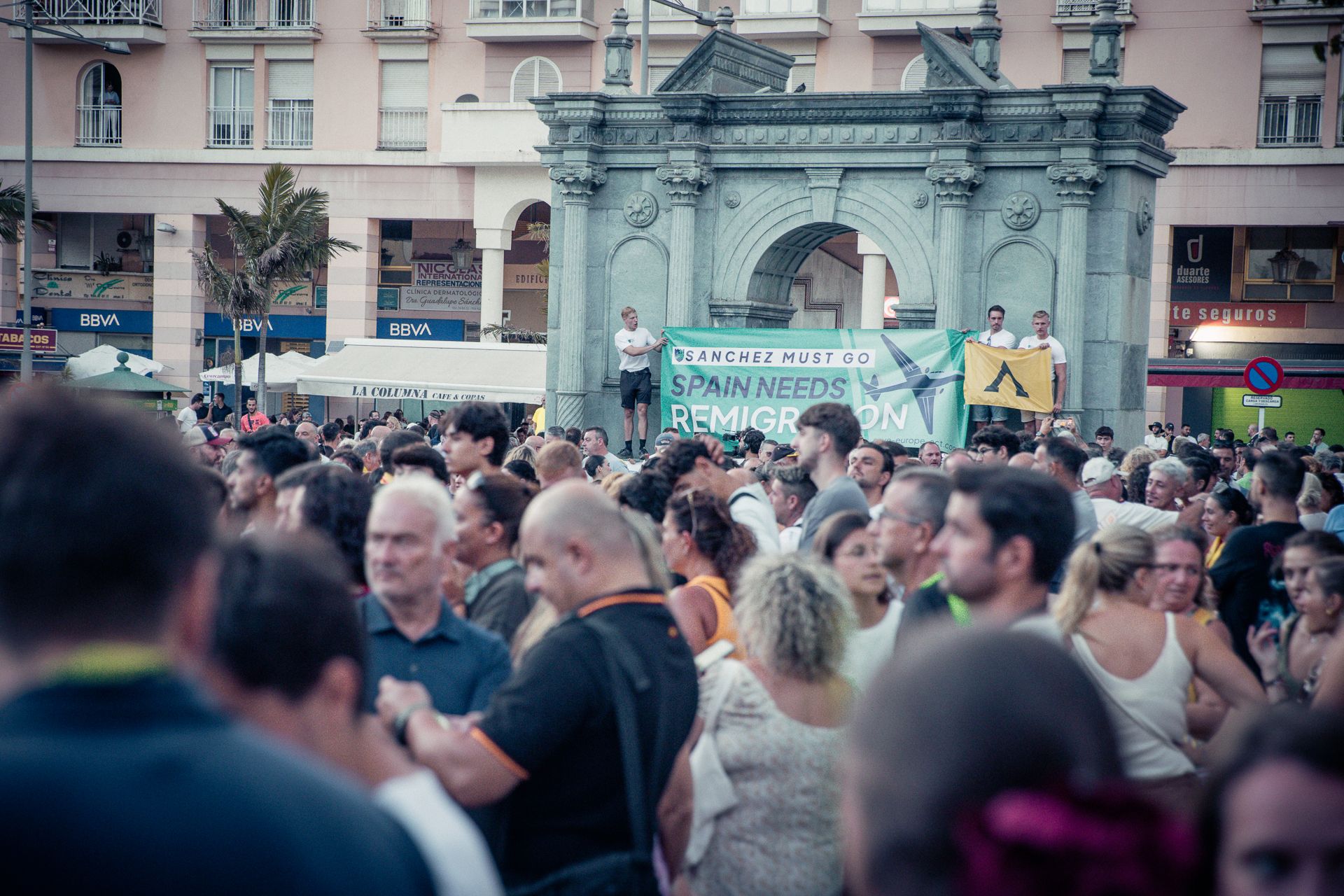 Protest in Algeciras and Ceuta